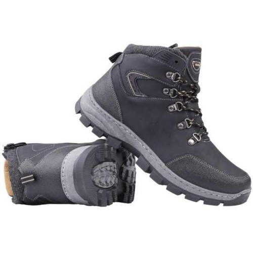 Trzewiki męskie A2045-1.BLACK/CAMEL (41/46,8par)