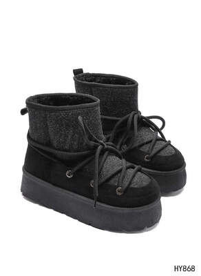 Botki damskie HY868.BLACK (36/41,12par)