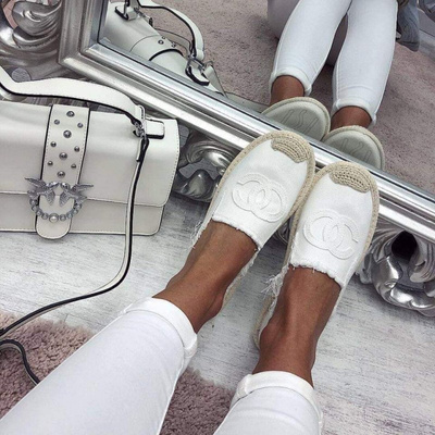 Balerinki damskie 7ANB273.WHITE (36/41,12par)