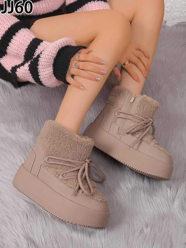 Botki damskie JJ60.KHAKI (36/41,12par)