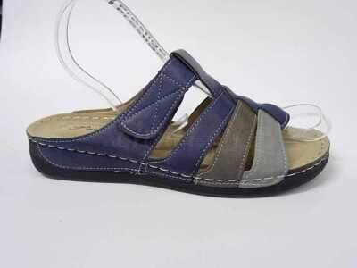 Klapki damskie 7A92304-86.BLUE (36/42,12par)