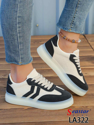 Buty sportowe damskie LA322.BLACK (36/41,12par)