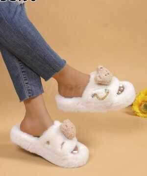 Kapcie damskie BG190.BEIGE (36/41,12par)