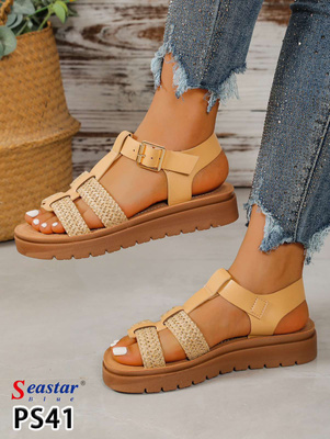 Sandały damskie PS41.BEIGE (36/41,12par)