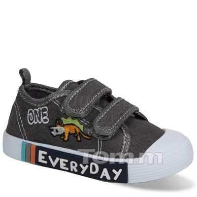 Trampki chłopięce 1AT10383D.GREY (20/25,8par)