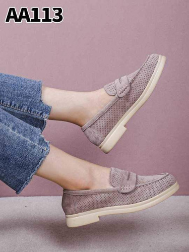 Balerinki damskie 7AAA113.KHAKI (36/41,12par)