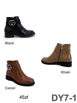 Botki damskie 7ADY7-1.KOLORDOWYBORU (36/41,12par)