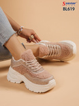 Buty sportowe damskie BL619.KHAKI (36/41,12par)