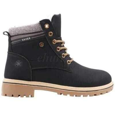 Trzewiki damskie B168-19.BLACK/COFFEE (36/41,8par)