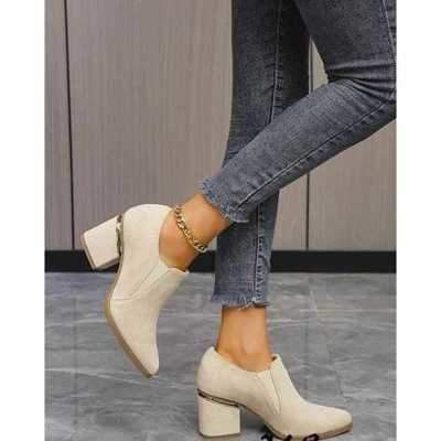 Botki damskie 7ANS250.BEIGE (36/41,12par)