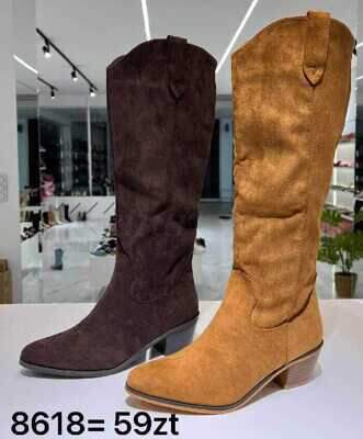 Kozaki damskie 7A6818.BROWN, CAMEL (36/41,12par)