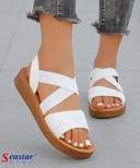Sandały damskie   7ABG218.WHITE  (36/41,12par)