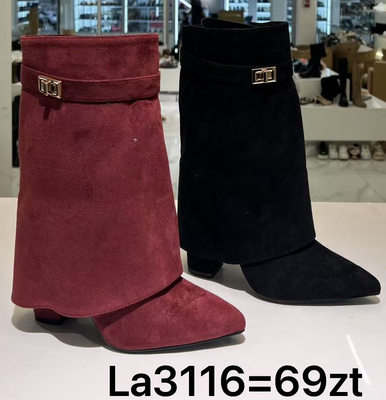 Kozaki damskie LA3116.KOLORDOWYBORU (36/41,12par)