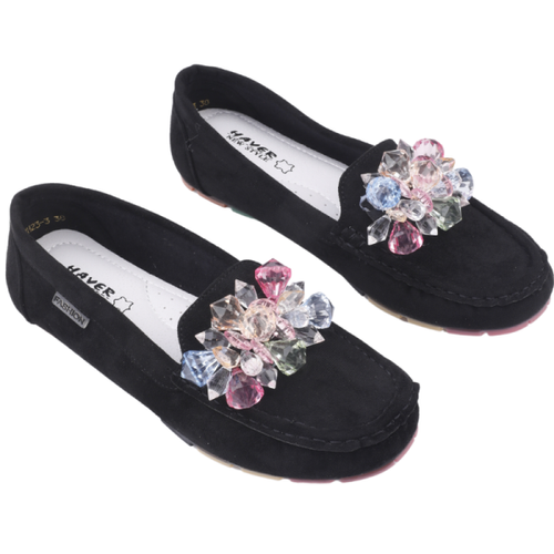 Mokasyny damskie MH23-3.BLACK (36/41,12par)
