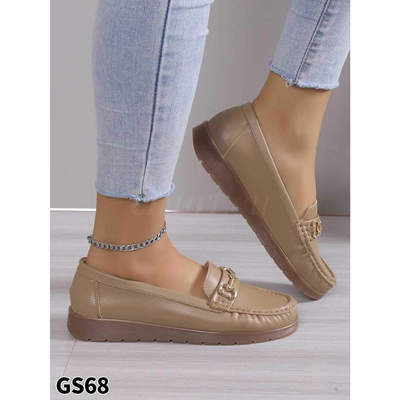 Balerinki damskie 7AGS68.KHAKI (36/41,12par)