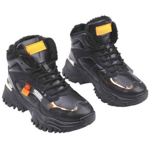 Trzewiki damskie RM44A-1.BLACK Ocieplany (36/41,8par)