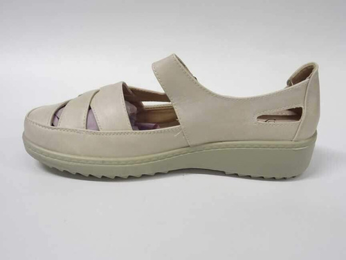 Balerinki damskie 7A8620-4.BEIGE (36/42,12par)