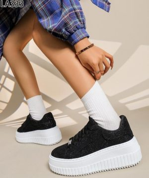 Buty sportowe damskie 7ALA333.BLACK  (36/41,12par)