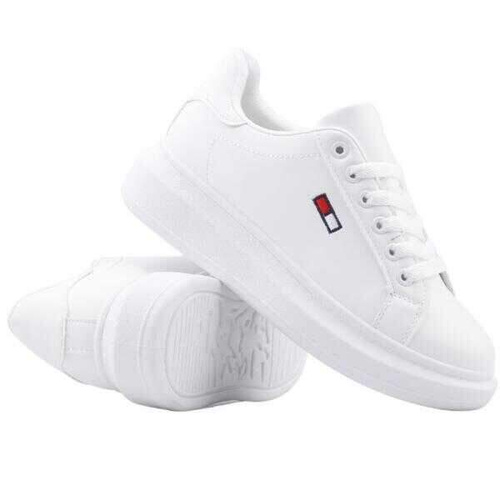 Buty sportowe damskie B1245-1.WHITE (36/41,12par)