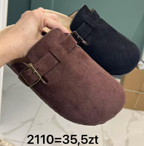 Klapki damskie 2110.KOLORDOWYBORU (36/41,12par)