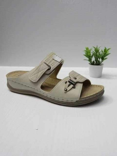 Klapki damskie 7A92081-4.BEIGE (36/42,12par)
