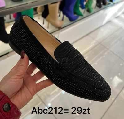 Balerinki damskie 7AABC212.BLACK (36/41,12par)