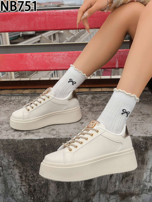 Buty sportowe damskie NB751.BEIGE (36/41,12par)