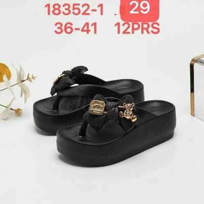 Klapki damskie 7A18352-1.BLACK (36/41,12par)