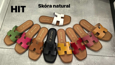 Klapki damskie 7A01.KOLORDOWYBORU (36/41,12par)