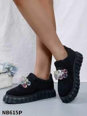 Buty sportowe damskie 7ANB615.BLACK (36/41,12par)