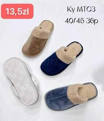 Kapcie męskie 9AMTC3.MIX (40/45,36par)