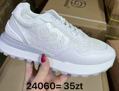Buty sportowe damskie 24060.WHITE (36/41,12par)