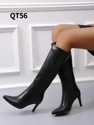 Kozaki damskie 7AQT56.BLACK Ocieplane (36/41,12par)