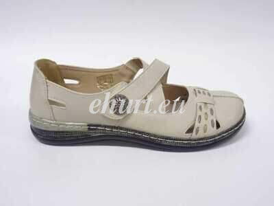 Balerinki damskie 7A9537-7.BEIGE (36/41,12par)