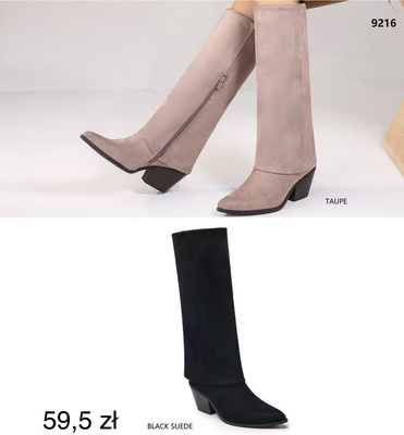 Kozaki damskie 9216.KOLORDOWYBORU (36/41,12par)