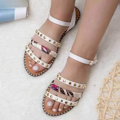 Sandały damskie 7A8672.WHITE (36/41,12par)