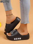 Klapki damskie  7ABG176.BLACK  (36/41,12par)
