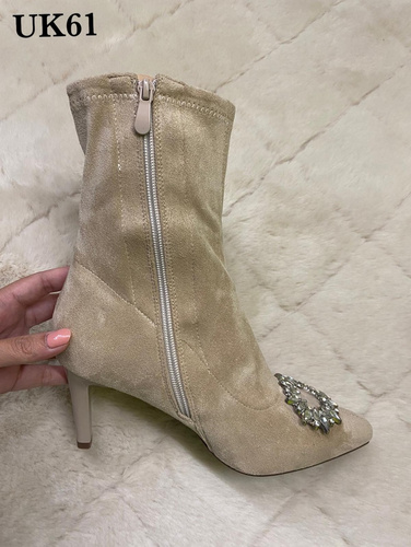 Botki damskie UK61.BEIGE (36/41,12par)