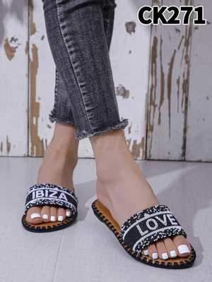 Klapki damskie 7ACK271.BLACK (36/41,12par)