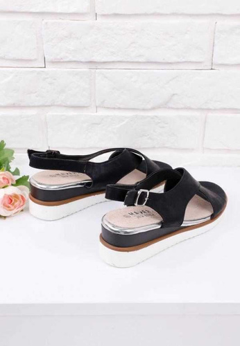 Sandały damskie DE93-1.BLACK (36/41,8par)