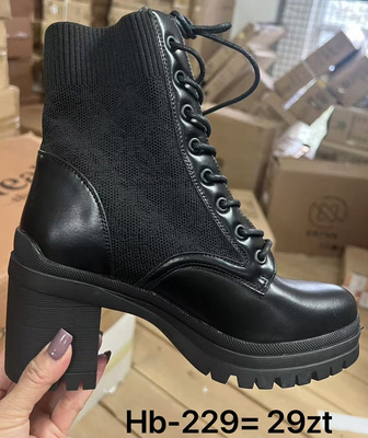 Botki damskie HB-229.BLACK (36/41,12par)
