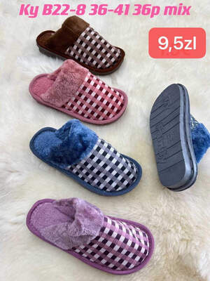 Kapcie damskie 7AB22-8.MIX (36/41,36par)
