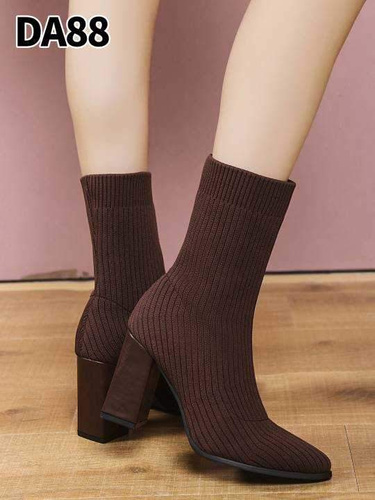 Botki damskie 7ADA88.BROWN (36/41,12par)