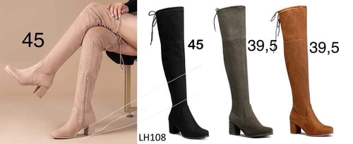 Kozaki damskie 7ALH108.KOLORDOWYBORU (36/41,12par)