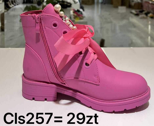 Botki damskie 7ACLS257.PINK Ocieplane (36/41,12par)