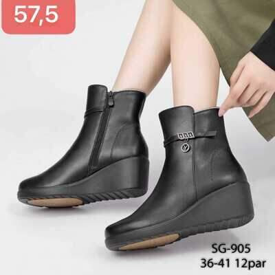 Botki damskie 7ASG-905.BLACK (36/41,12par)