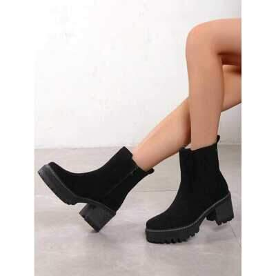 Botki damskie  KE217.BLACK (36/41,12par)