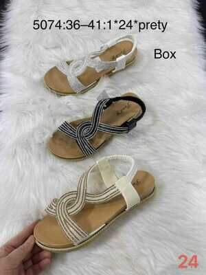 Sandały damskie 7A5074.MIX (36/41,24par)