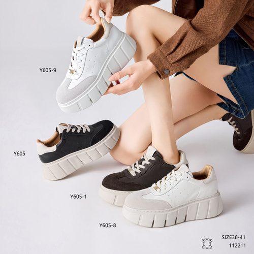 Buty sportowe damskie 7AY605-8.BEIGE (36/41,8par)