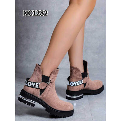 Botki damskie 7ANC1282.TAUPE  (36/41,12par)